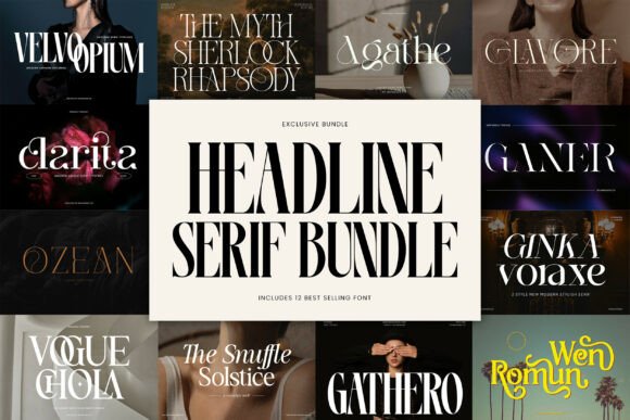 12 Premium Serif Fonts for Bold Editorial Design