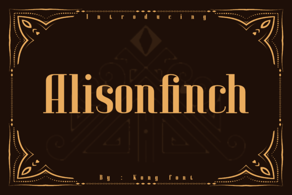 Alison Finch: The Elegant Serif Font for Timeless Design