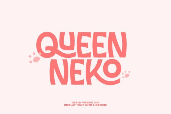 Discover Queen Neko: A Playful Font with Feline Charm
