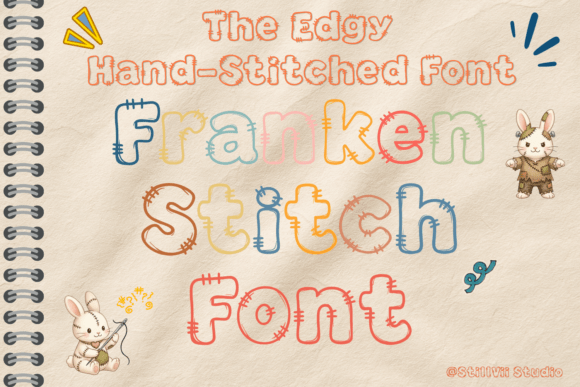 Frankenstitch: The Hand-Drawn Font with Soul