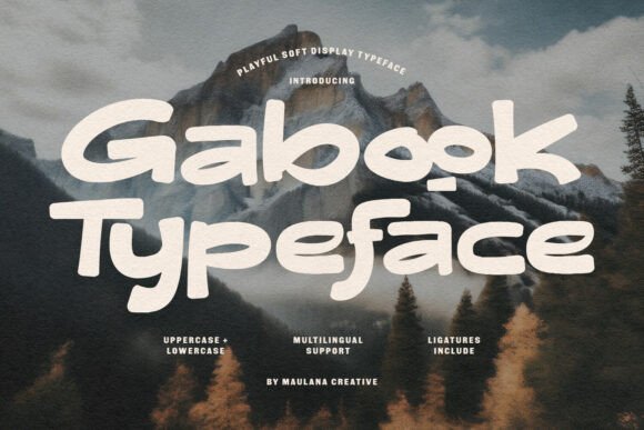 Gabook: A Typeface That Feels Like a Friendly Handshake