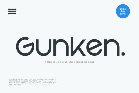 Gunken: The Modern Sans-Serif for Futuristic Branding