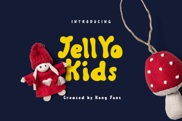 Jellyo Kids: A Playful Handwritten Font for Creative Projects