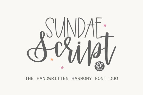 Meet Sundae Script Duo: Your New Favorite Font Pairing
