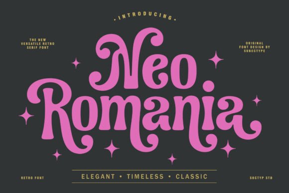 Rediscovering Classic Charm: The Neo Romania Typeface