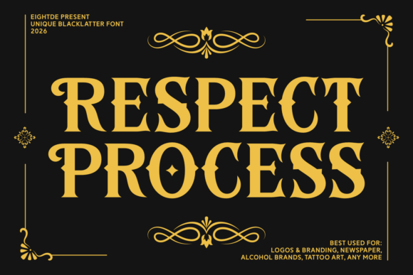 Respect Process: The Blackletter Font with a Bold, Modern Edge
