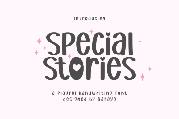 Special Stories: A Playful Font for Every Creative Project
