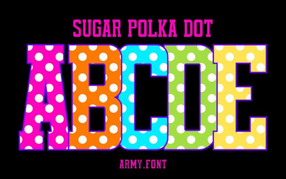Sugar Polka Dot: A Font That Sparks Joy and Creativity