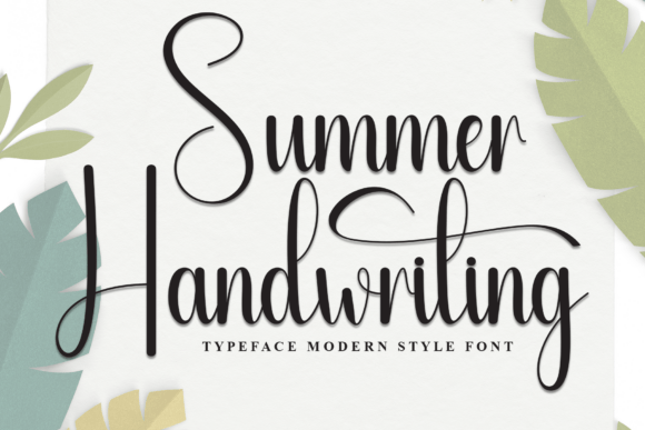 Summer Handwriting: A Font That Feels Like a Sunny Afternoon