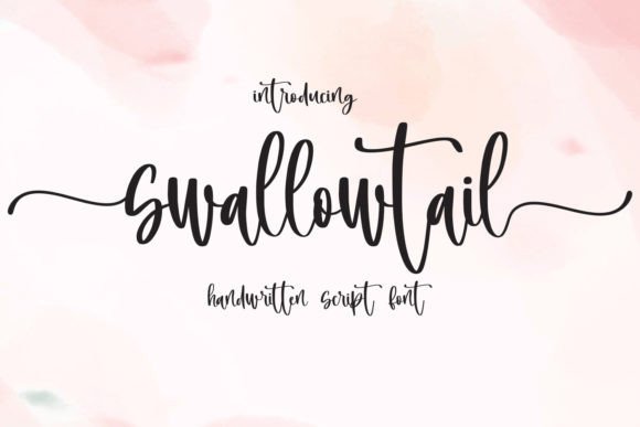 Swallowtail: The Handwritten Font That Feels Like a Love Letter