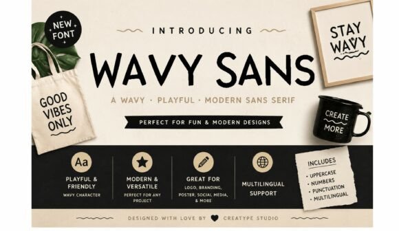 Wavy Sans: The Playful Font for Modern Creators
